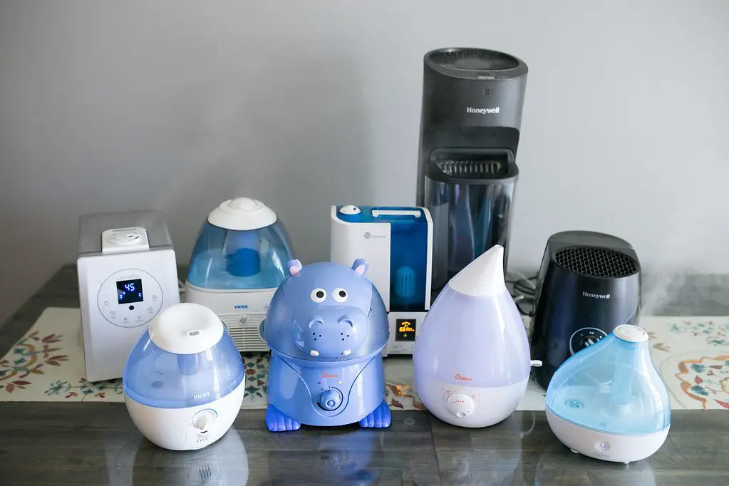 Humidifiers inside home