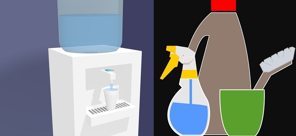 things to clean water cooler